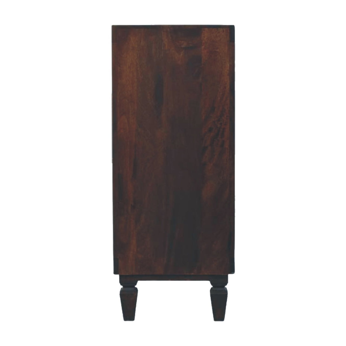 Santa Fe Carved Mocha Wood Chest of Drawers