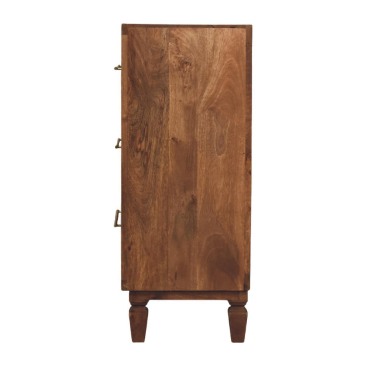 Santa Fe Carved Teak Wood Chest of Drawers