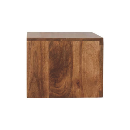 Santa Fe Carved Teak 1 Drawer Nightstand