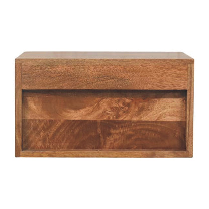 Santa Fe Carved Teak 1 Drawer Nightstand