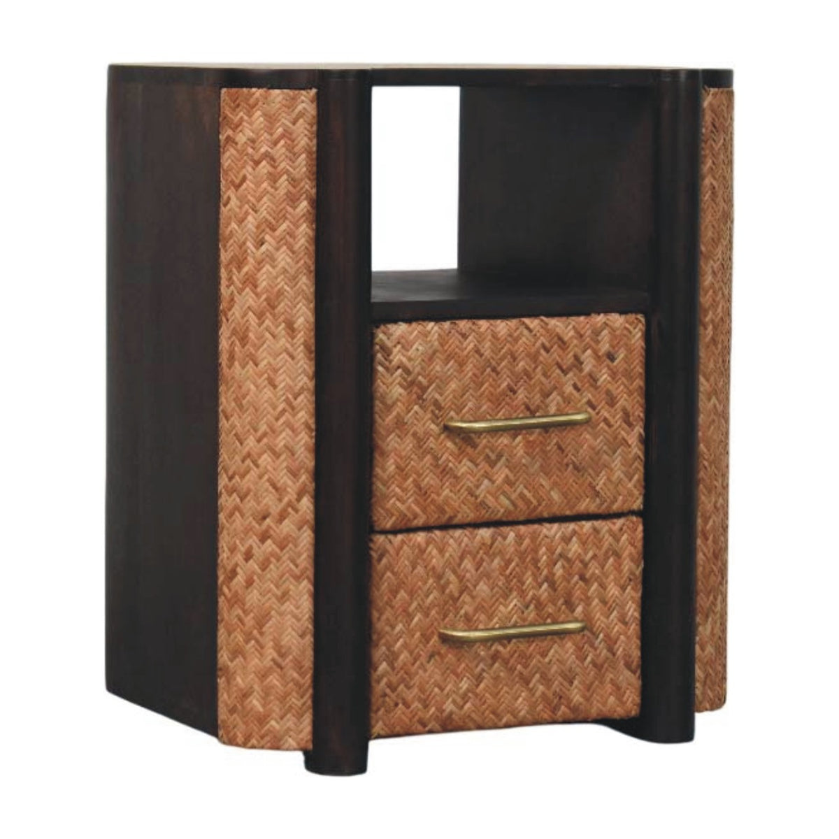 Malibu Rattan Mocha Nightstand
