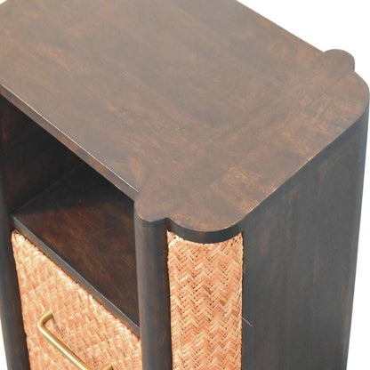 Malibu Rattan Mocha Nightstand