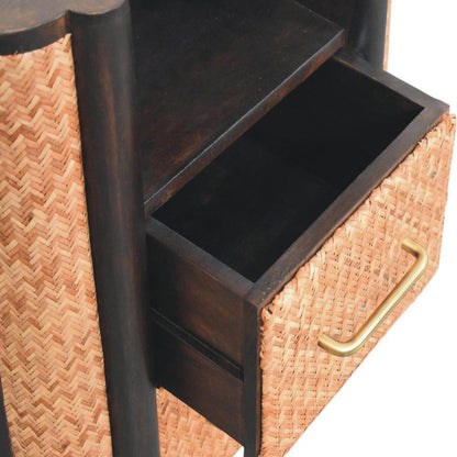 Malibu Rattan Mocha Nightstand