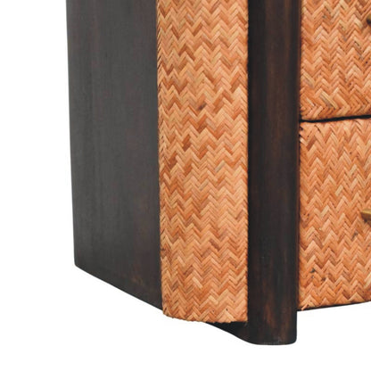 Malibu Rattan Mocha Nightstand