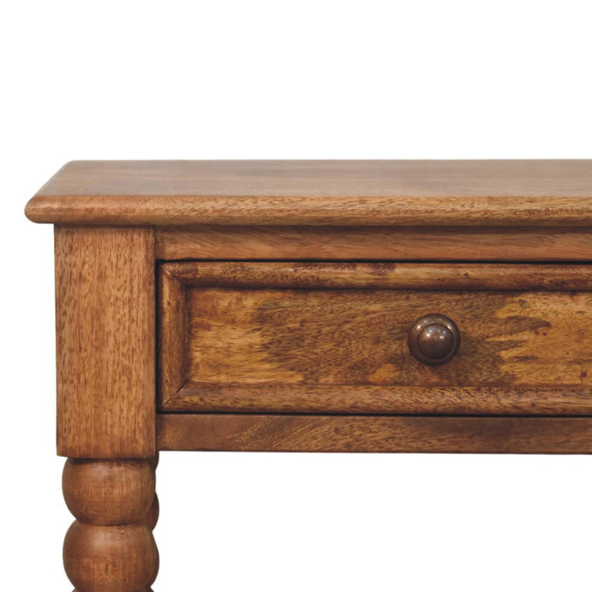 Savannah Spindle Amber Oak 1 Drawer Nightstand