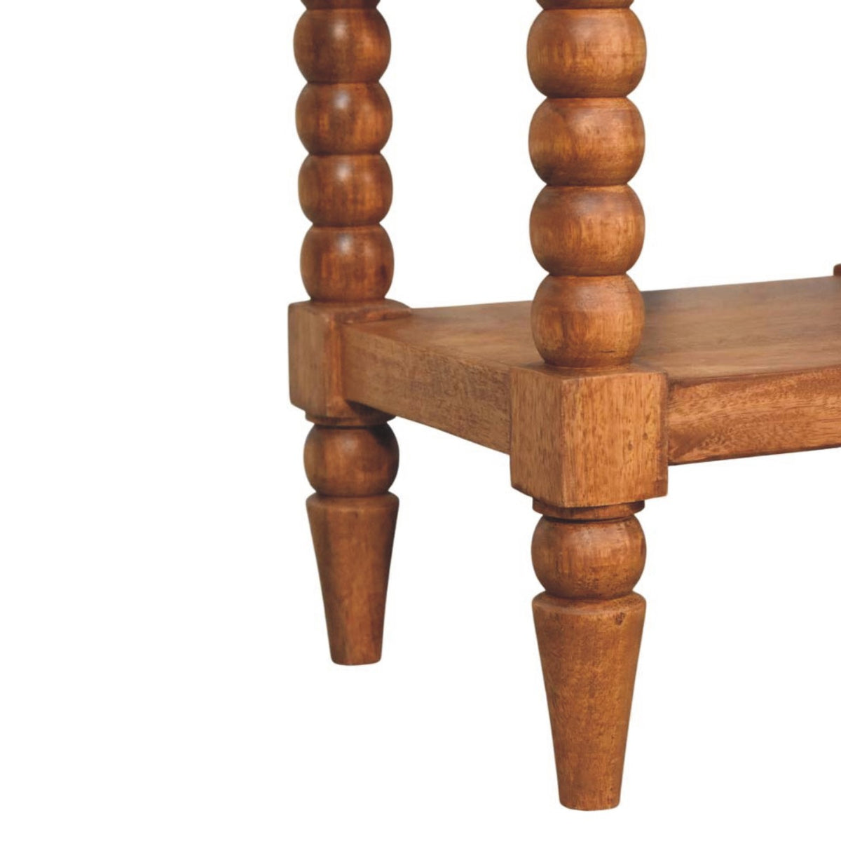 Savannah Spindle Amber Oak 1 Drawer Nightstand
