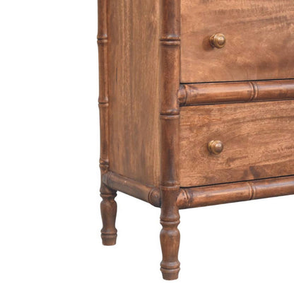 Key West Bamboo 3 Drawer Chest Almond