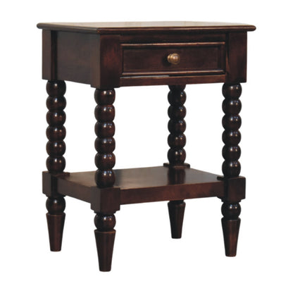 Savannah Spindle 1 Drawer 1 Shelf Nightstand