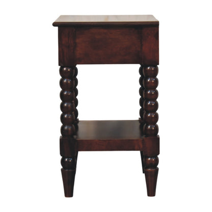 Savannah Spindle 1 Drawer 1 Shelf Nightstand