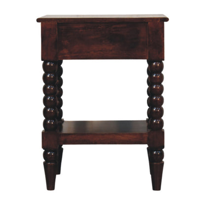 Savannah Spindle 1 Drawer 1 Shelf Nightstand
