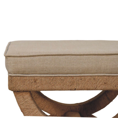 Malibu Rattan Arch Bench