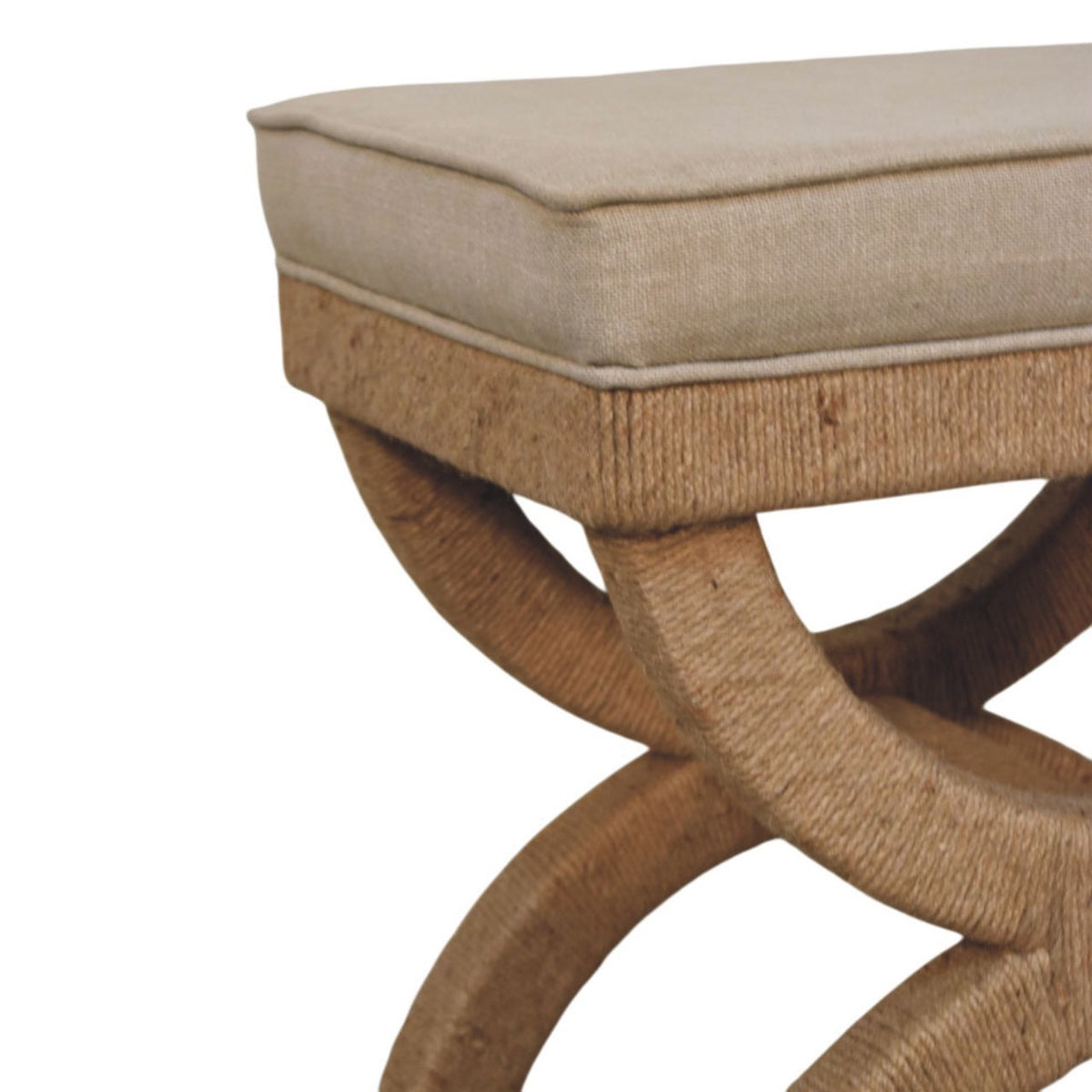 Malibu Rattan Arch Bench