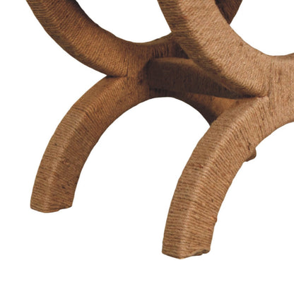 Malibu Rattan Arch Bench