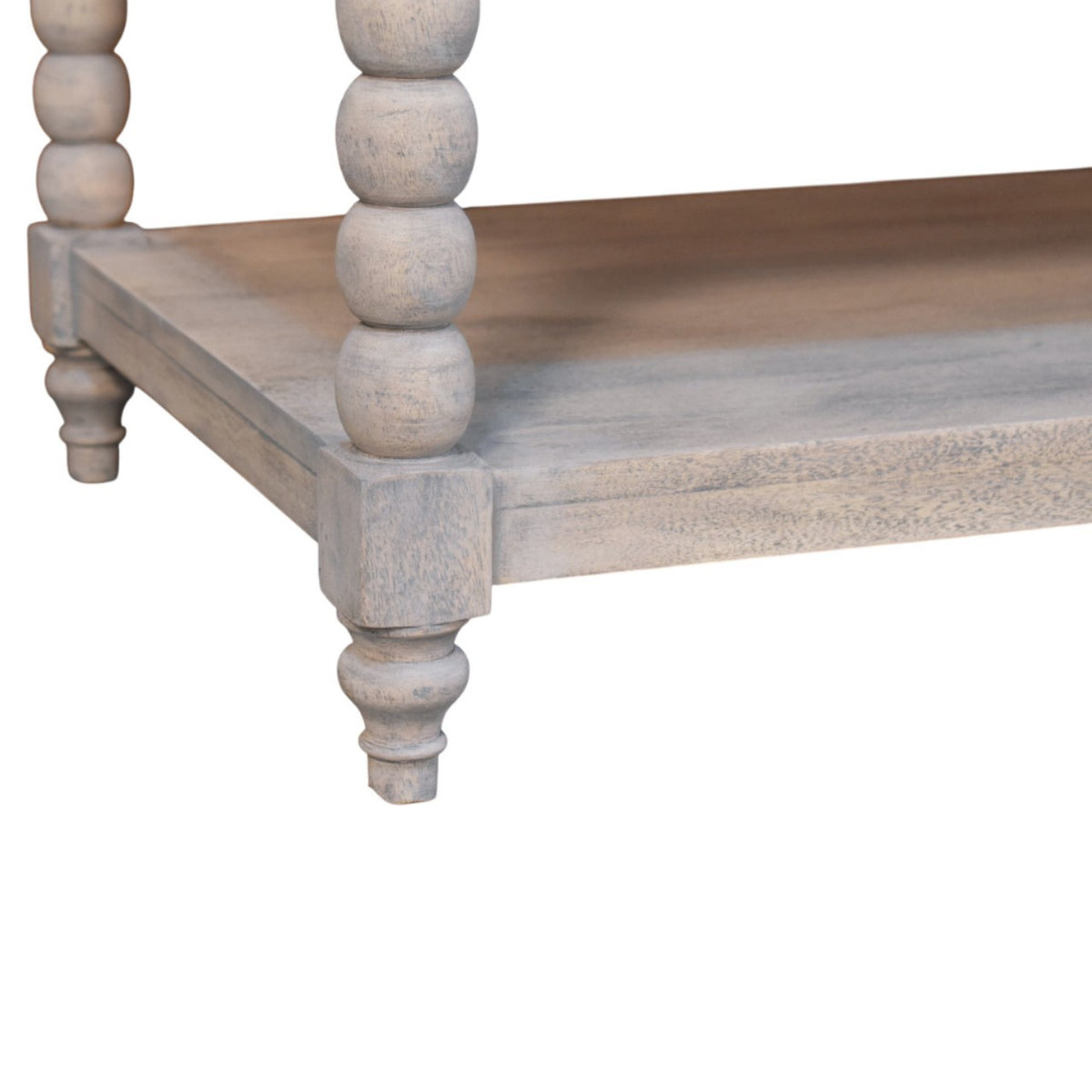 Savannah Spindle Washed 2 Tier Coffee Table