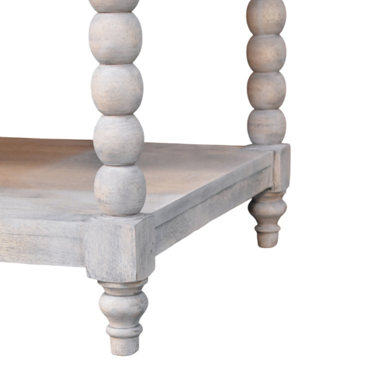 Savannah Spindle Washed 2 Tier Coffee Table