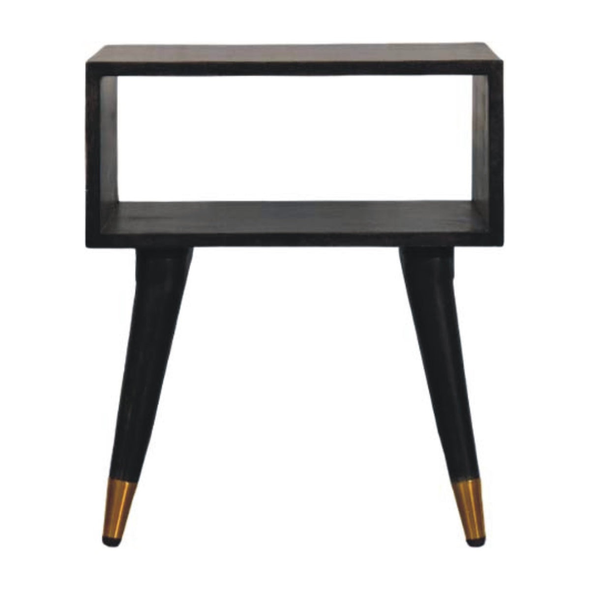 Bellevue Carbon Ash Open Frame Nightstand