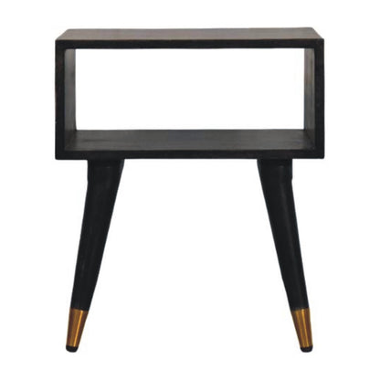 Bellevue Carbon Ash Open Frame Nightstand