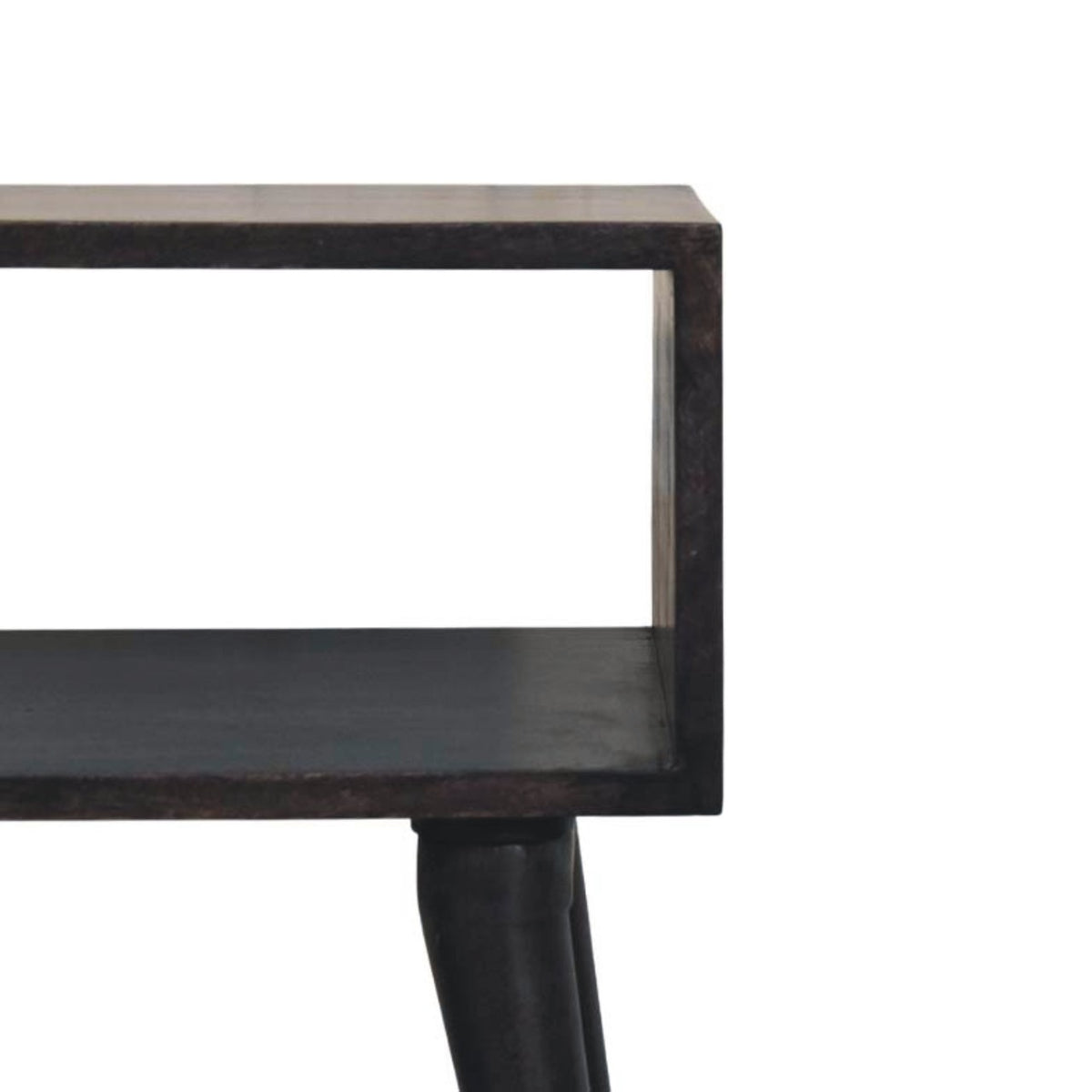 Bellevue Carbon Ash Open Frame Nightstand