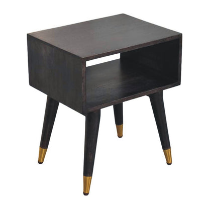 Bellevue Carbon Ash Open Frame Nightstand
