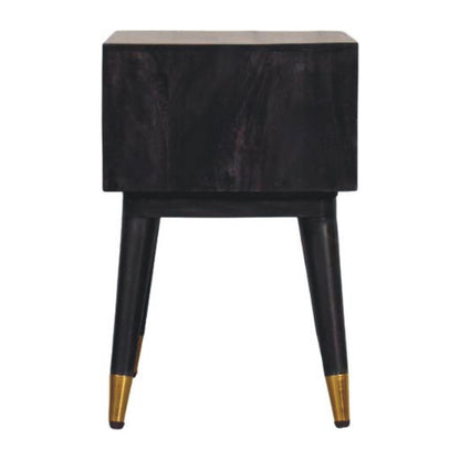 Bellevue Carbon Ash Open Frame Nightstand