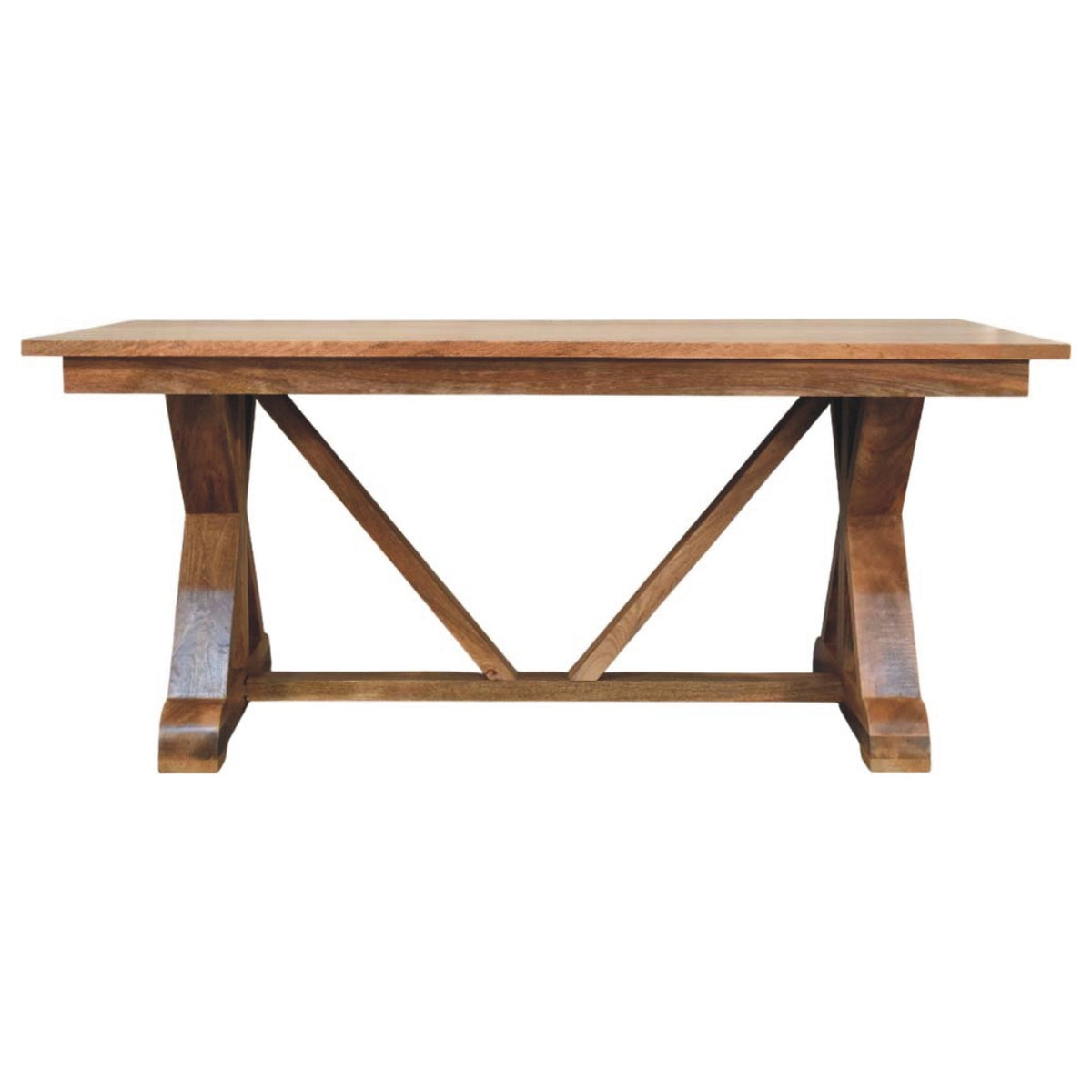 Montana Natural Mango Trestle Dining Table