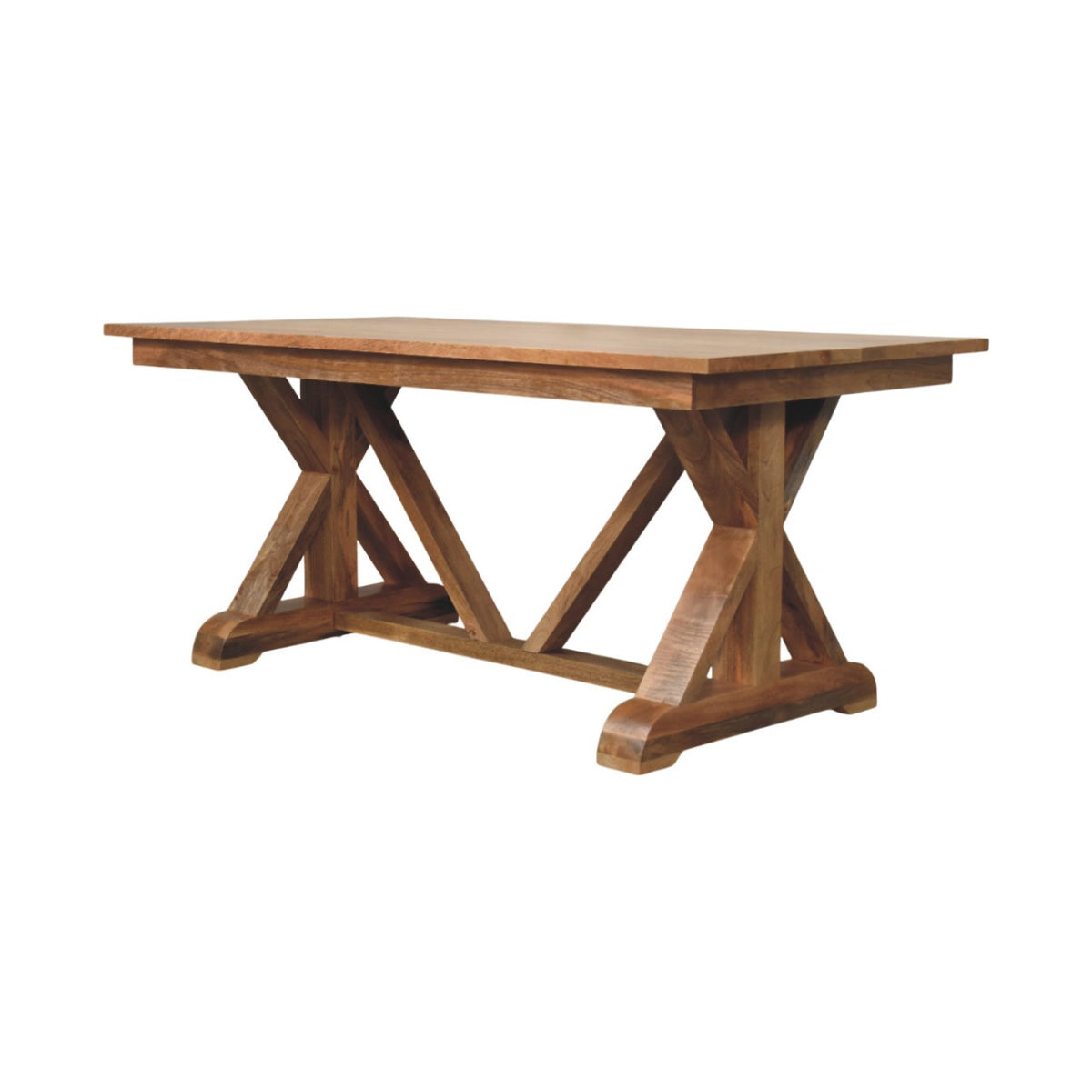 Montana Natural Mango Trestle Dining Table