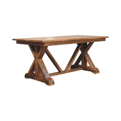 Montana Natural Mango Trestle Dining Table