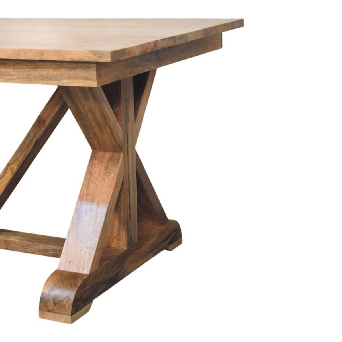 Montana Natural Mango Trestle Dining Table