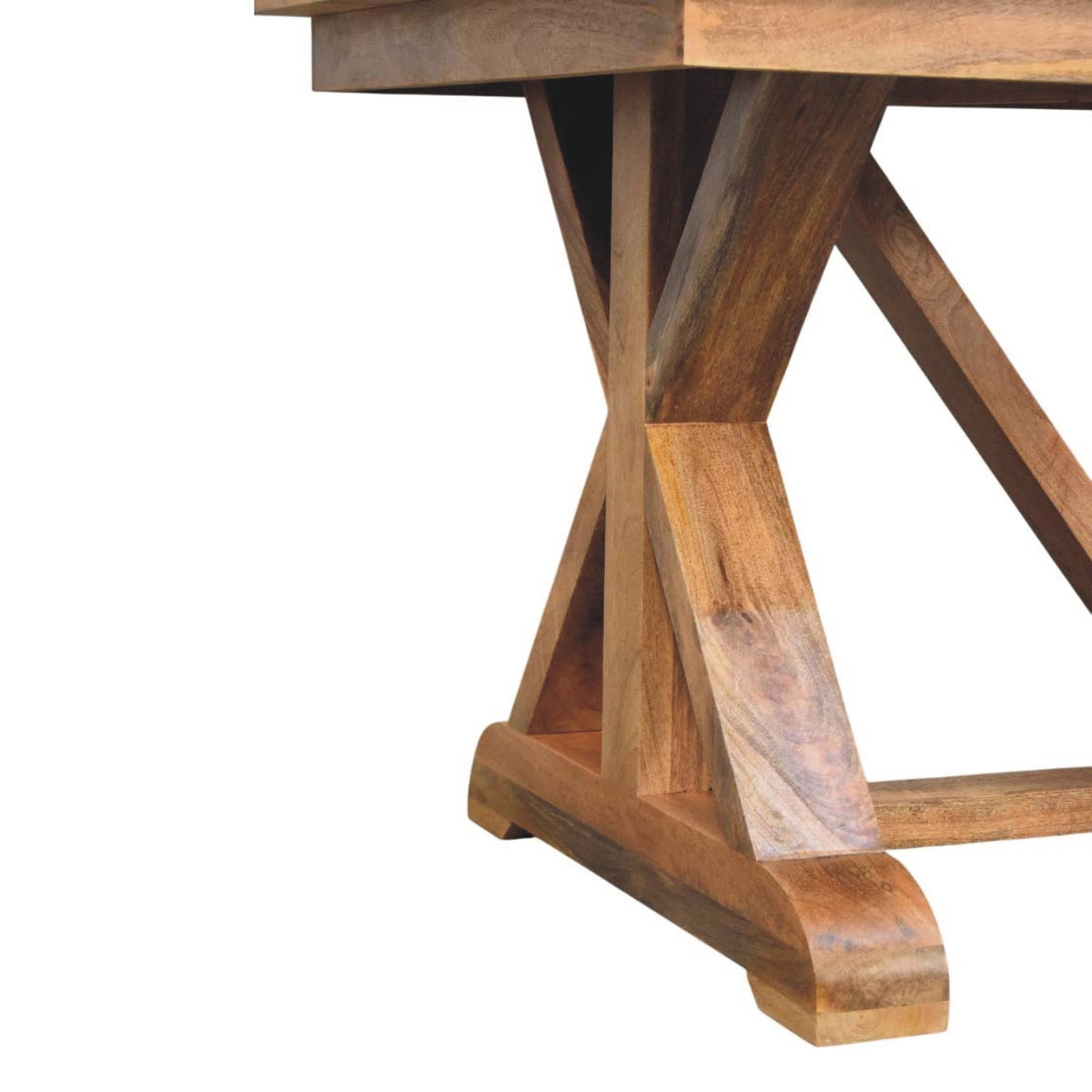 Montana Natural Mango Trestle Dining Table