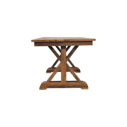 Montana Natural Mango Trestle Dining Table