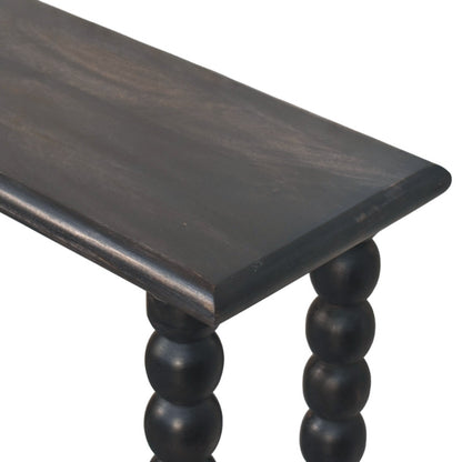Savannah Spindle Carbon Ash Linear Console