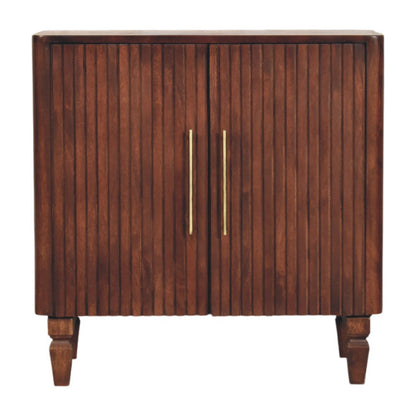 Highland Fluted 2 Door Wood Accent Cabinet