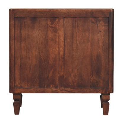 Highland Fluted 2 Door Wood Accent Cabinet
