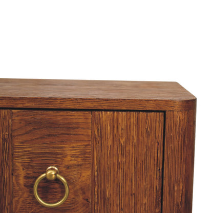 Cove Tiger Oak Floating 1 Drawer Nightstand