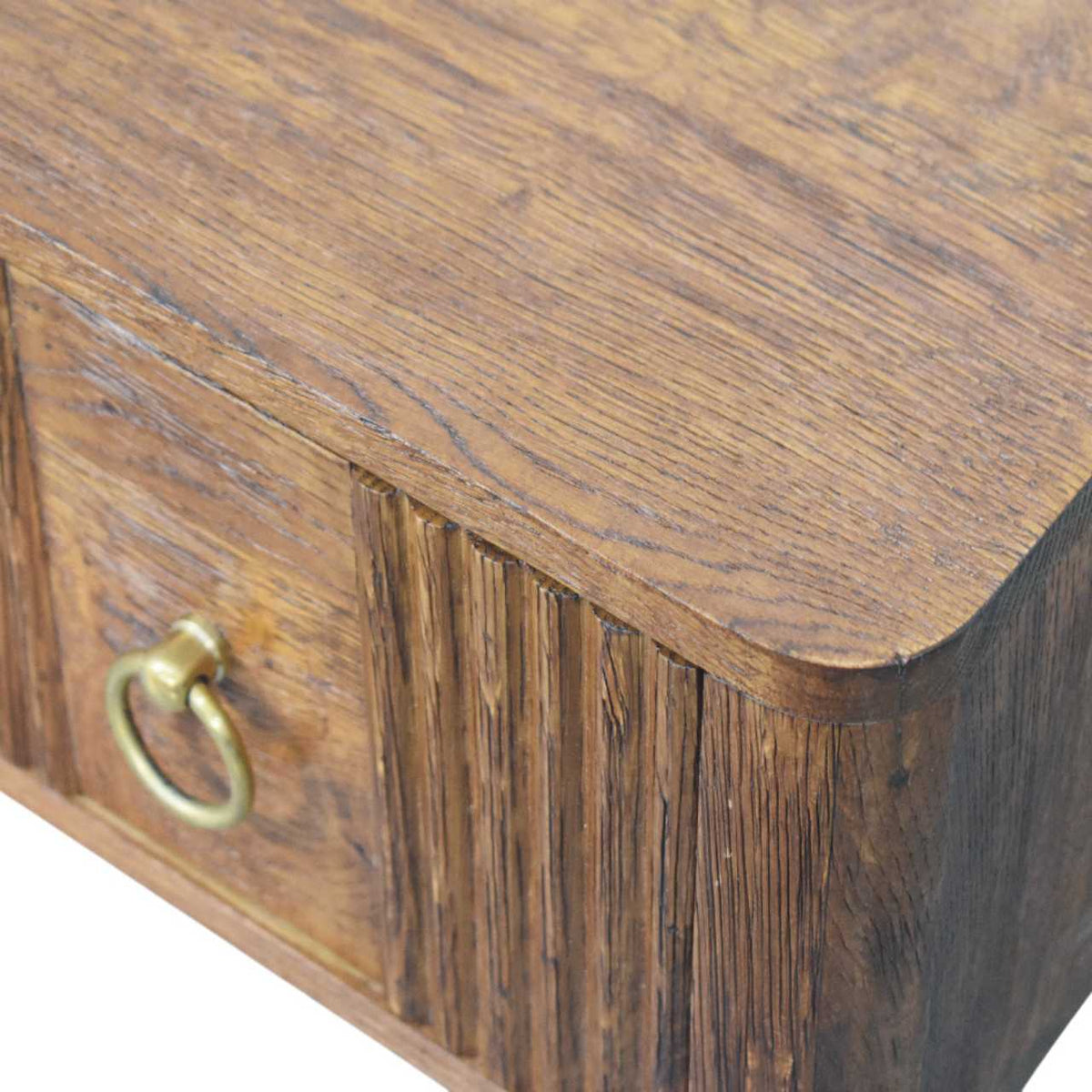 Cove Tiger Oak Floating 1 Drawer Nightstand