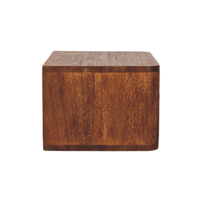 Cove Tiger Oak Floating 1 Drawer Nightstand