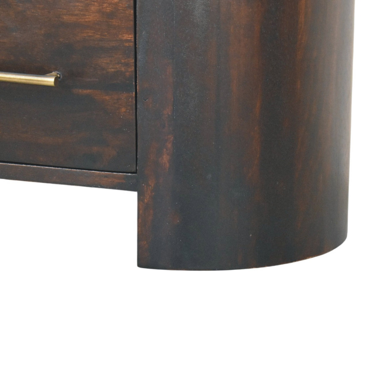 Sonora Mocha Wood 2 Drawer Nightstand