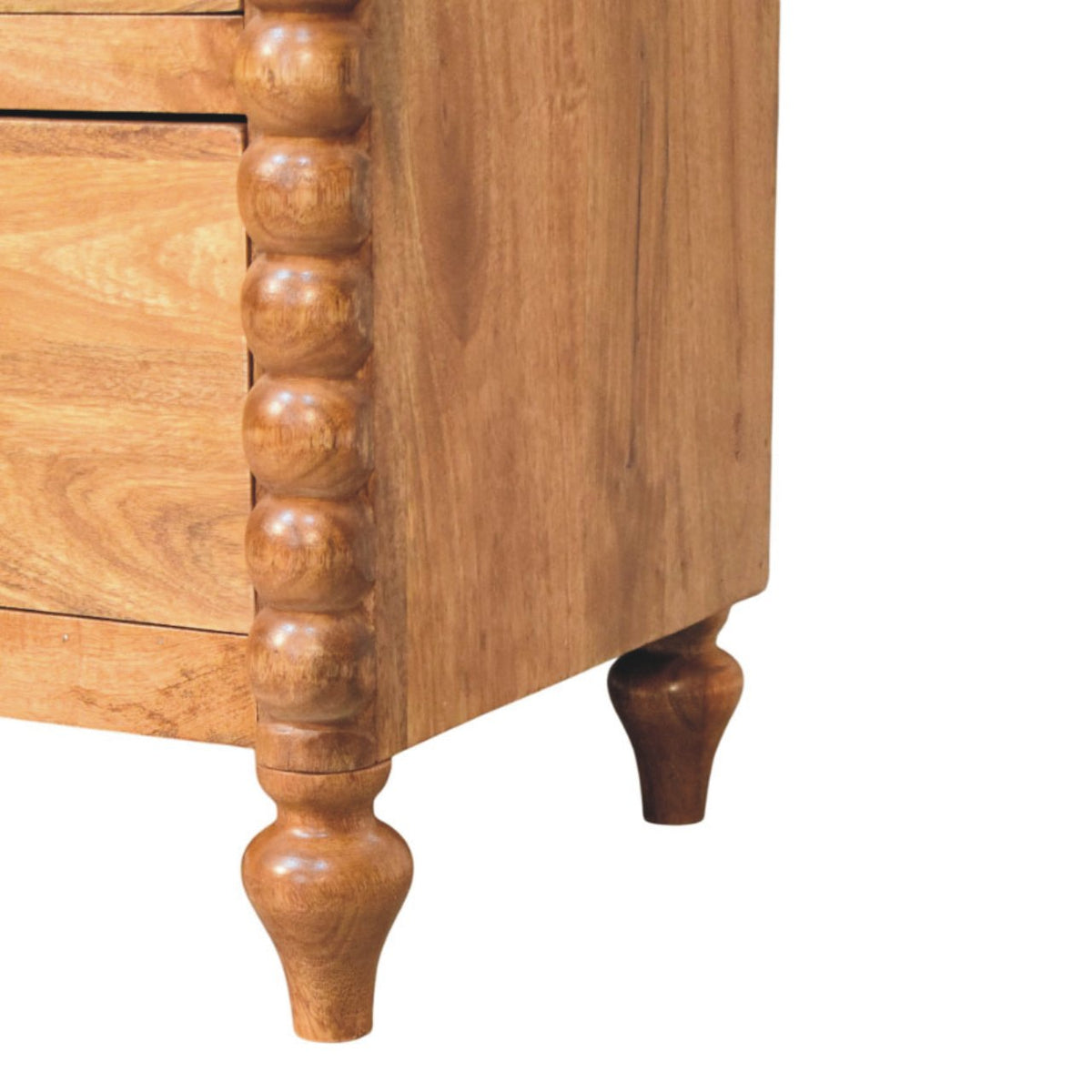 Savannah Spindle Amber Oak 3 Drawer Dresser