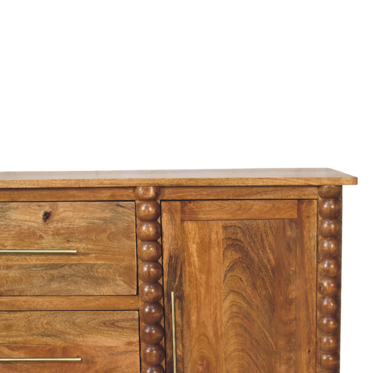 Savannah Spindle Amber Oak 2 Door Sideboard