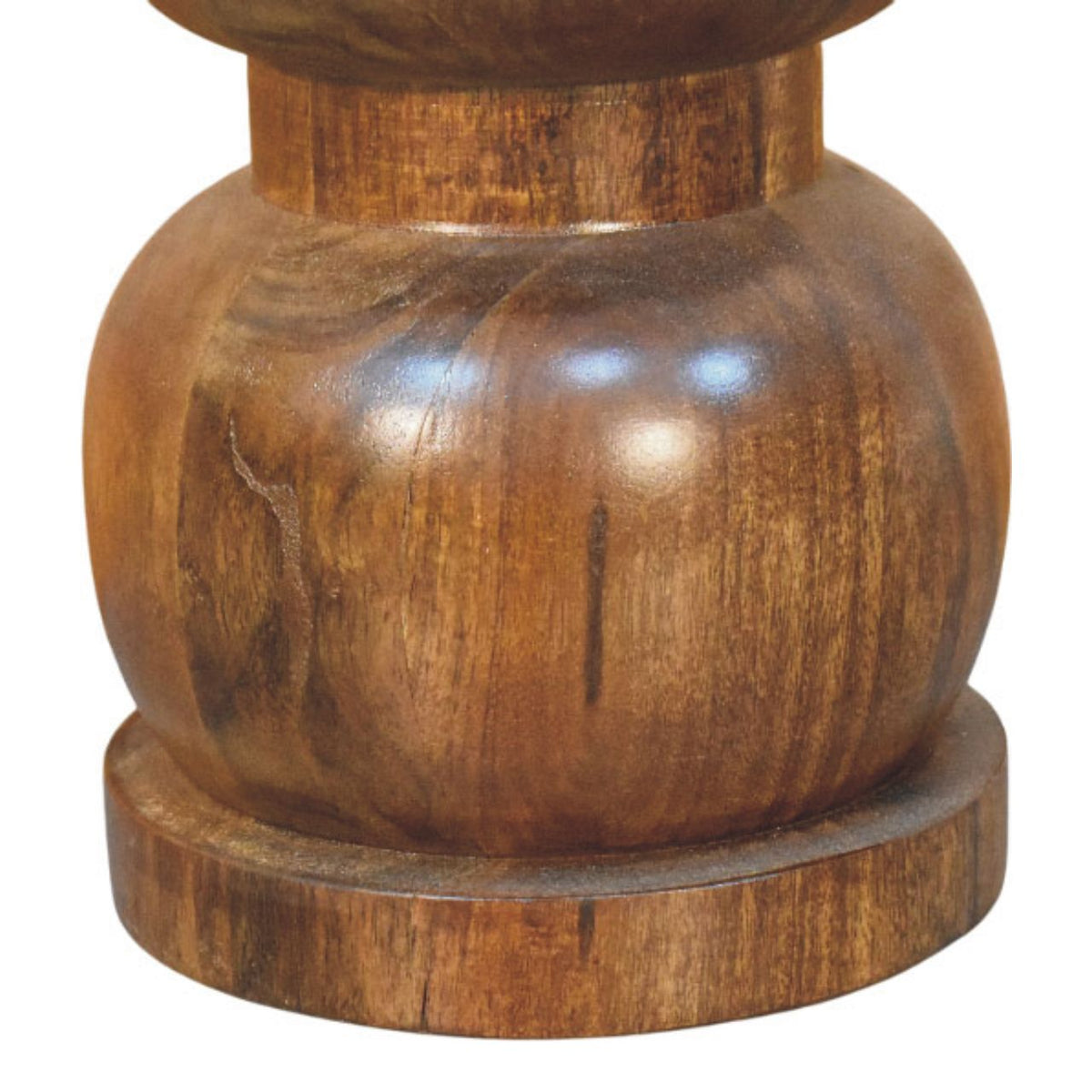 Beacon Sculptural Round Base Marble Side Table