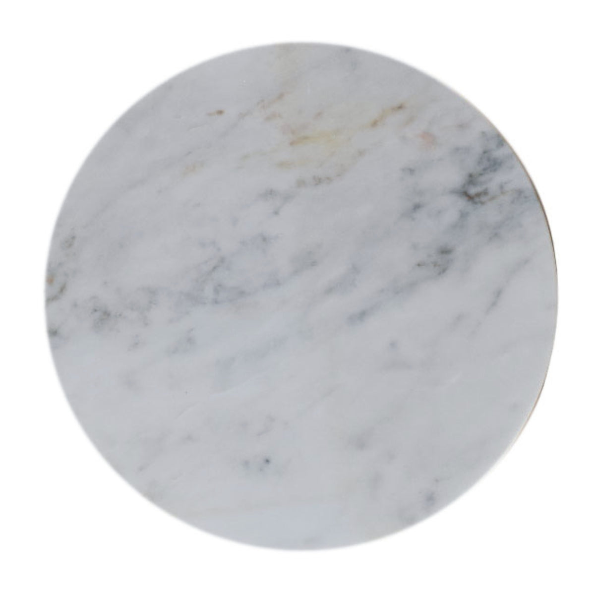 Beacon Sculptural Round Base Marble Side Table