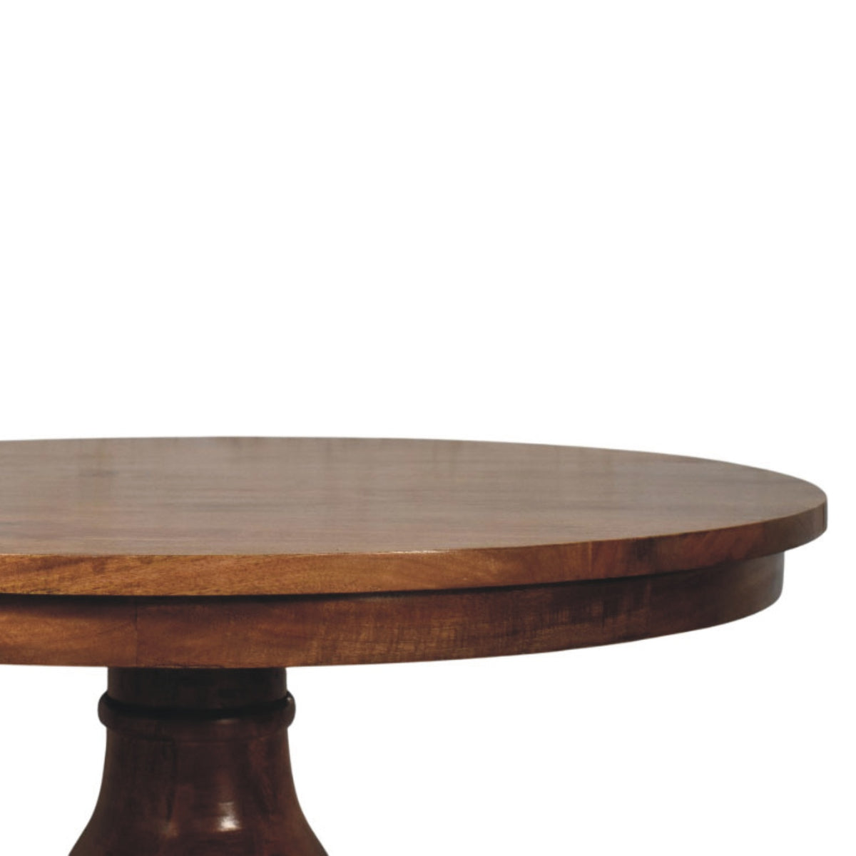 Kennebunk Teak Round Pedestal Dining Table