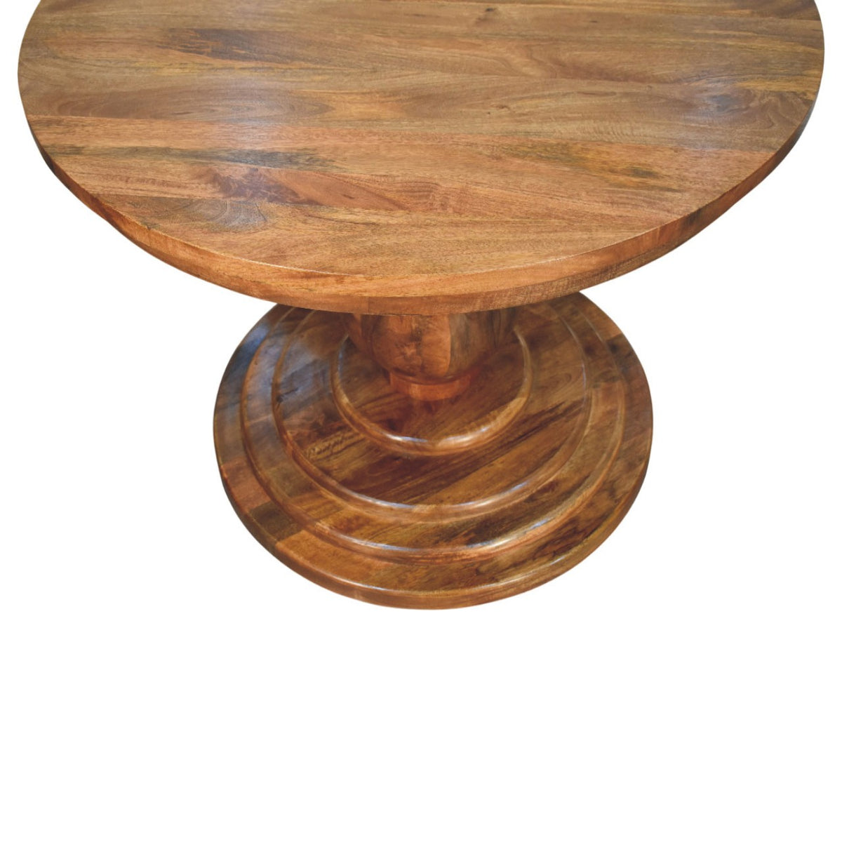 Kennebunk Teak Round Pedestal Dining Table