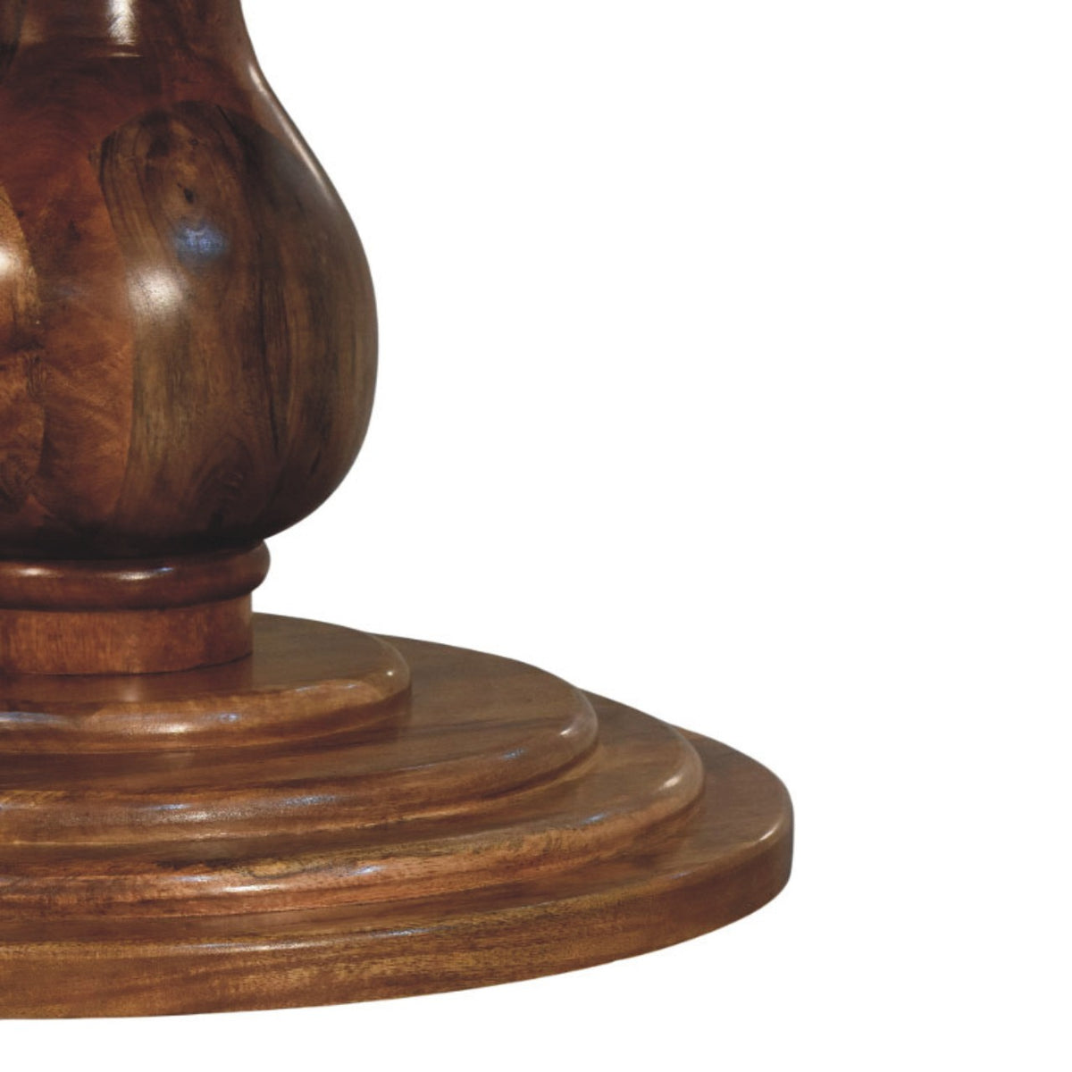 Kennebunk Teak Round Pedestal Dining Table