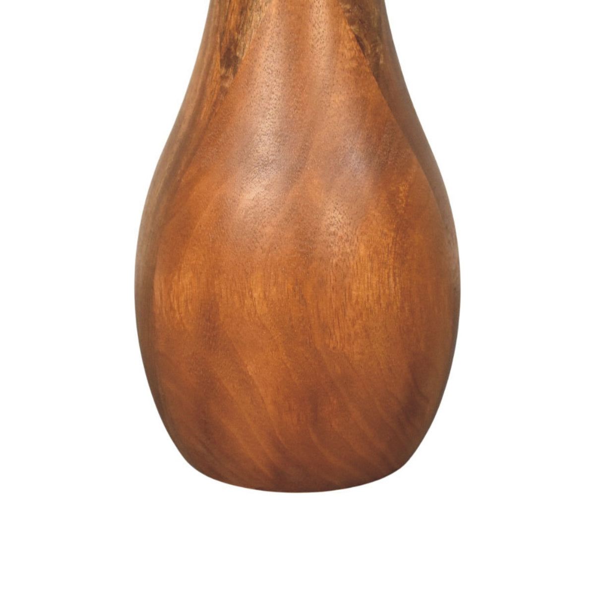 Taos Amber Oak Curved Pedestal Side Table