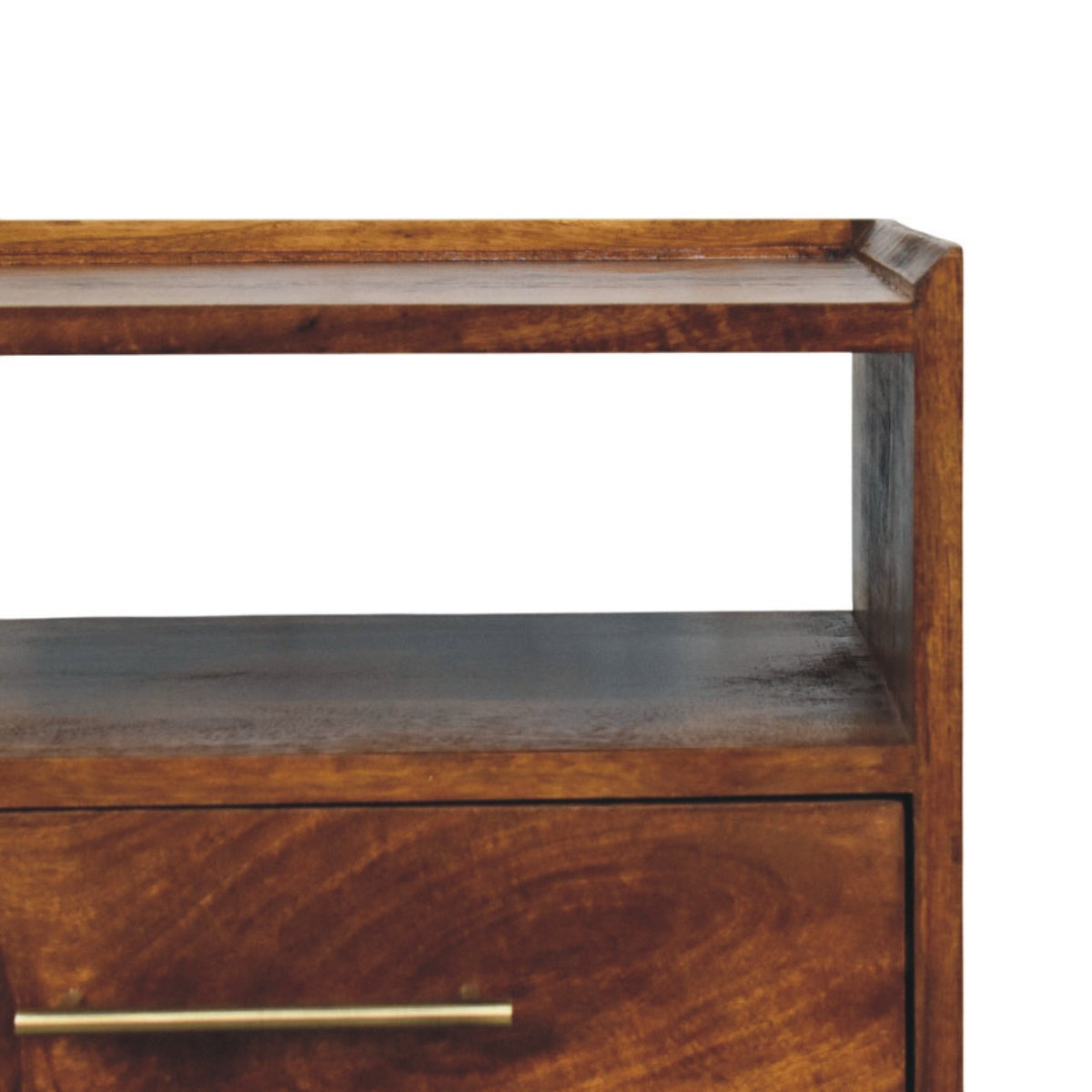 Bellevue Chestnut 2-Drawer Wood Nightstand