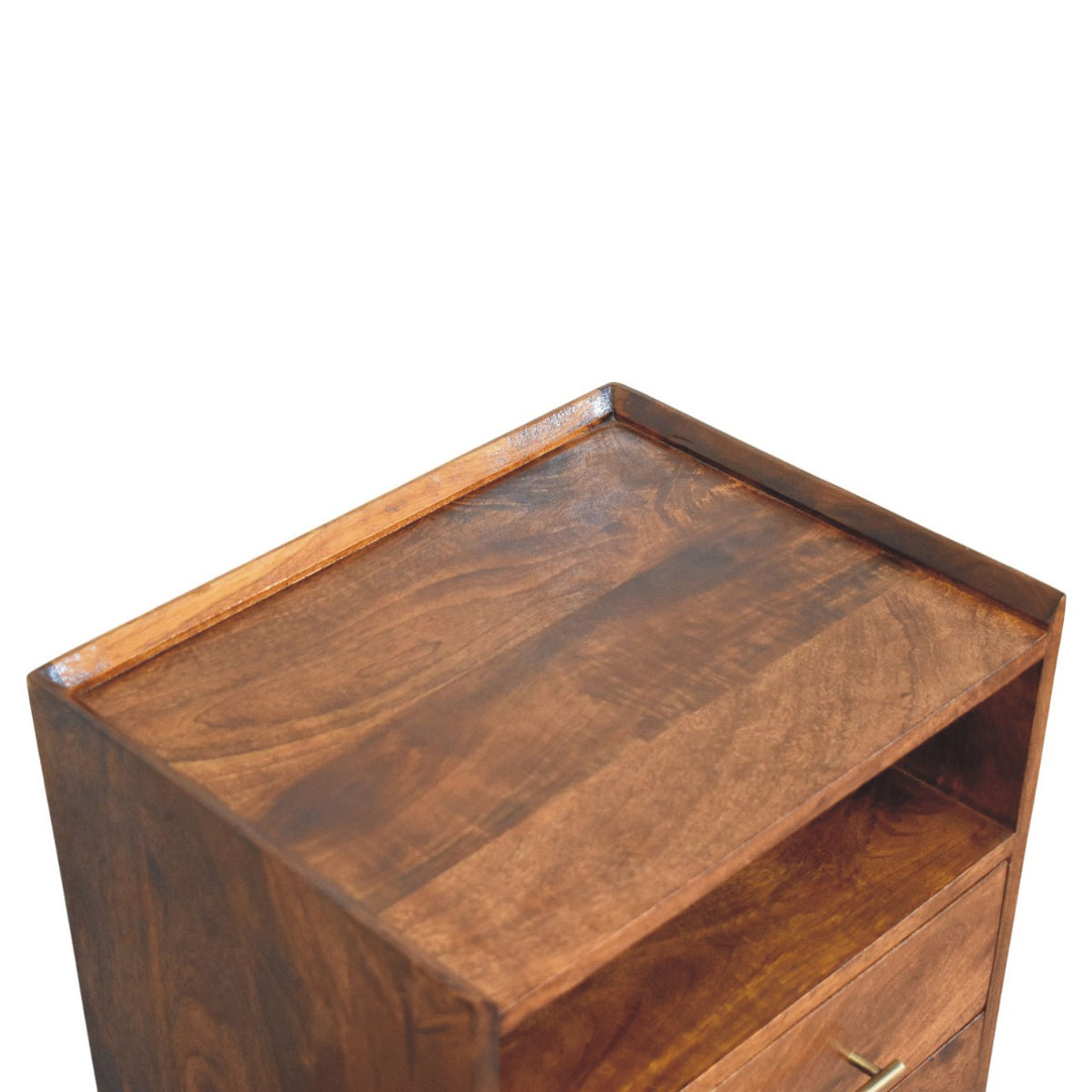 Bellevue Chestnut 2-Drawer Wood Nightstand