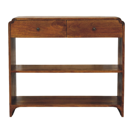 Ashland 2 Drawer 2 Shelf Wood Console Table