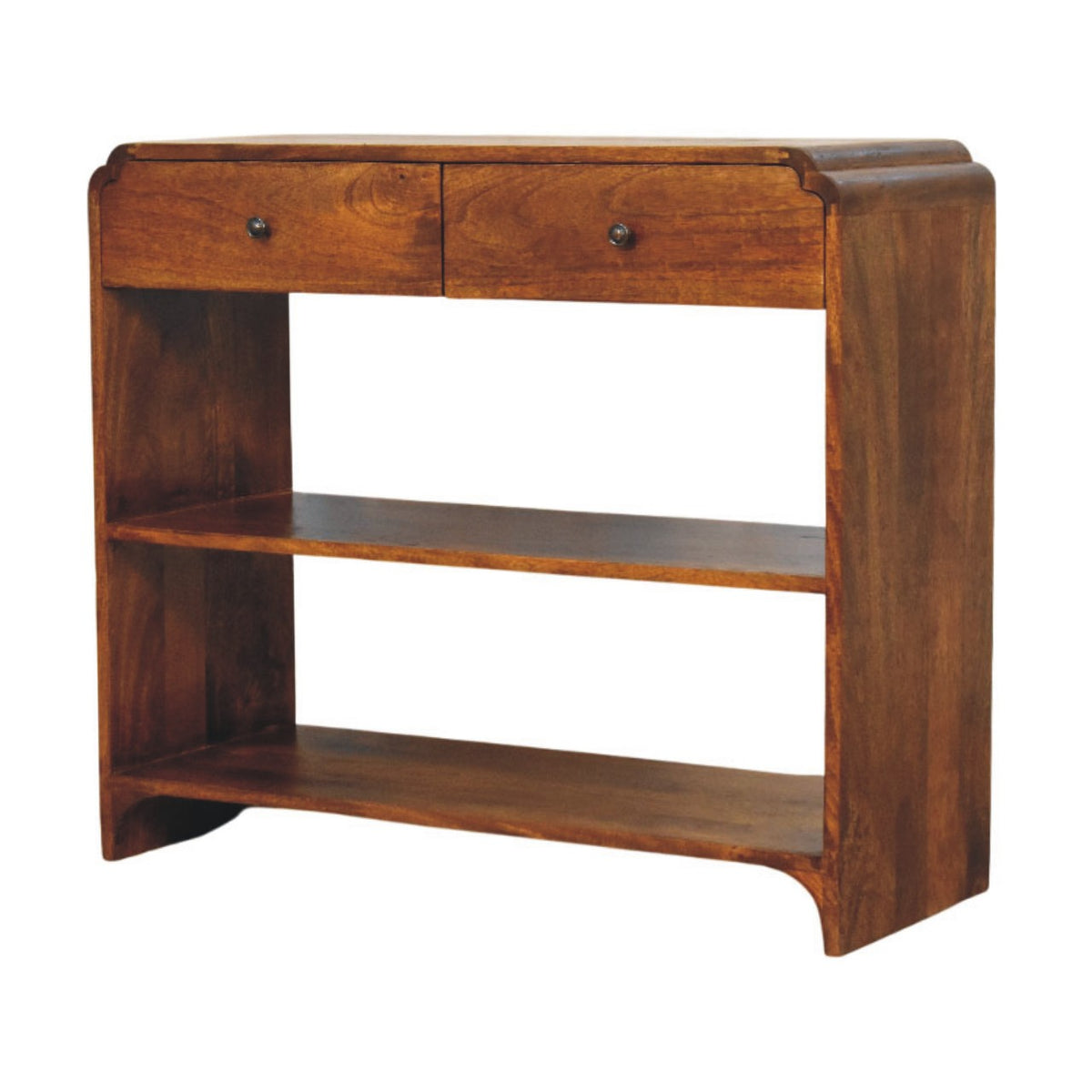 Ashland 2 Drawer 2 Shelf Wood Console Table