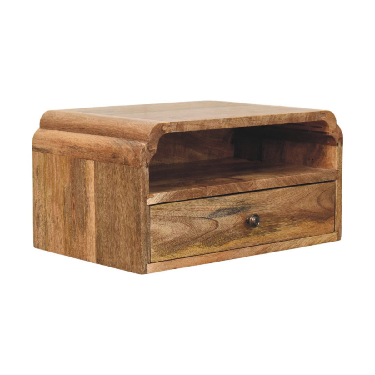 Ashland Oak 1 Drawer Wall Nightstand
